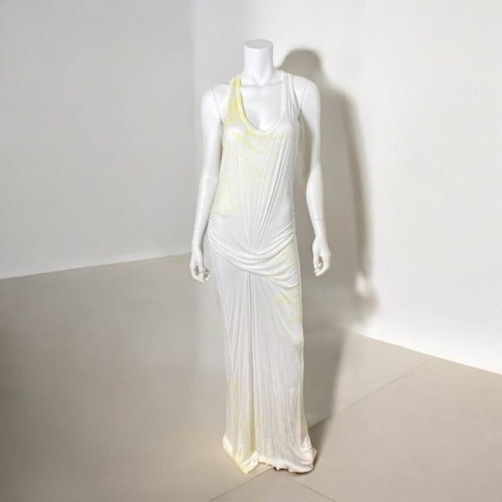 Young Fabulous & Broke Maxi Dress White Yellow, Size Large - Picture 4 of 13
